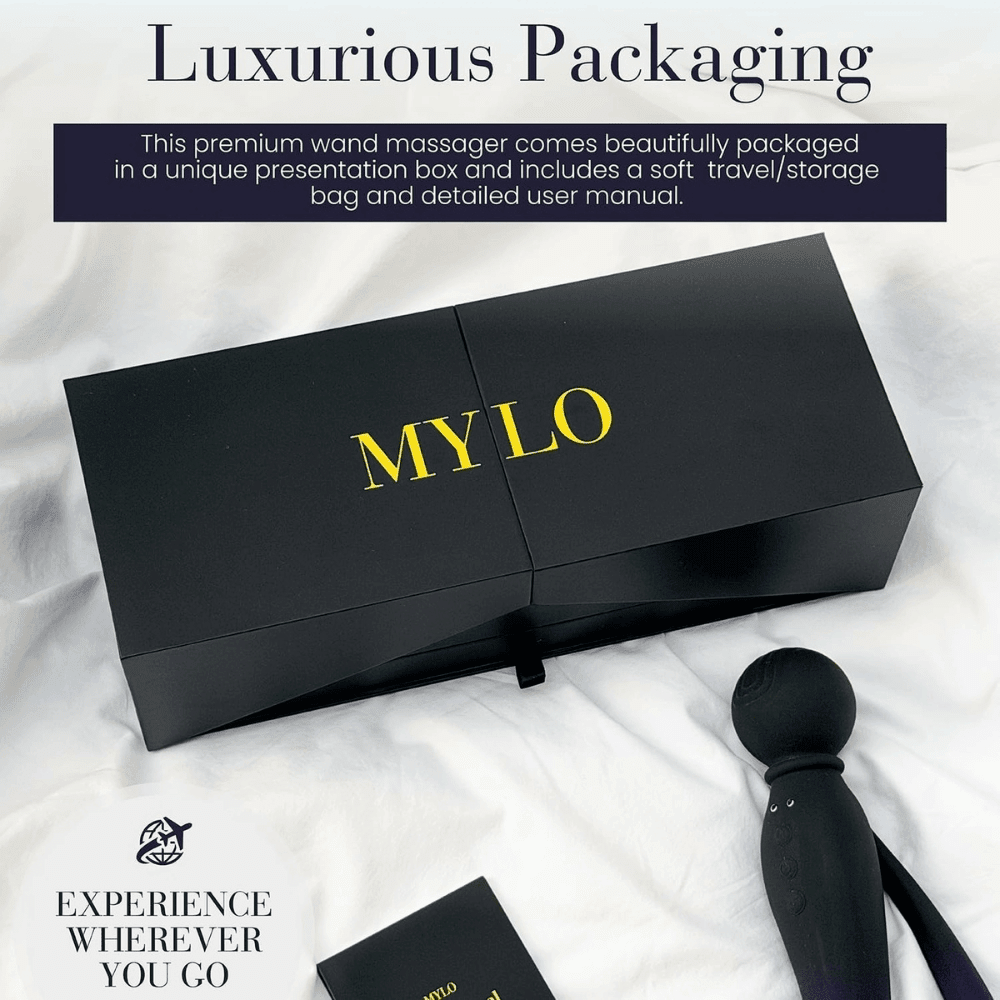 MYLO Luxury 3 - in - 1 Body Wand Massage Vibrator - Sh! Women's Store