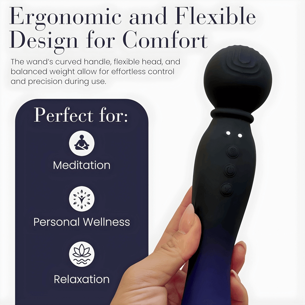 MYLO Luxury 3 - in - 1 Body Wand Massage Vibrator - Sh! Women's Store