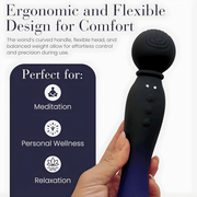 MYLO Luxury 3 - in - 1 Body Wand Massage Vibrator - Sh! Women's Store