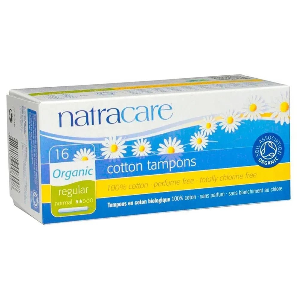 Natracare Organic Tampons: Regular with Applicator DISCONTINUED - Sh! Women's Store