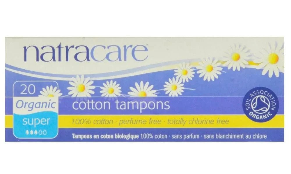 Natracare Organic Tampons Super Non Applicator DISCONTINUED - Sh! Women's Store