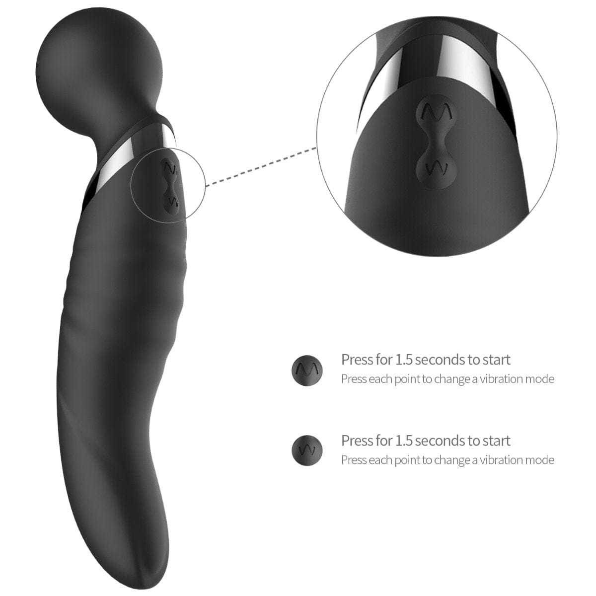 Orca Massage Wand Vibrator DISCONTINUED - Sh! Women's Store