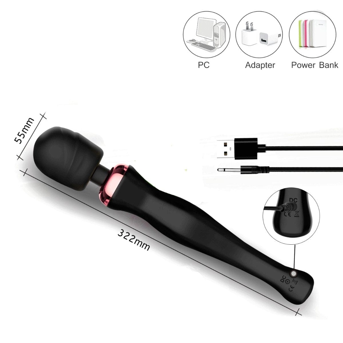 Oscar Magic Wand Vibrator *Discontinued* - Sh! Women's Store