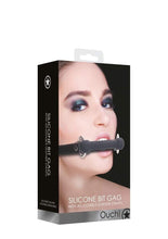 Ouch Silicone Bit Gag Black DISCONTINUED - Sh! Women's Store