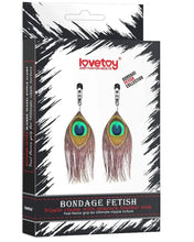 Peacock Feather Nipple Clamps - DISCONTINUED - Sh! Women's Store