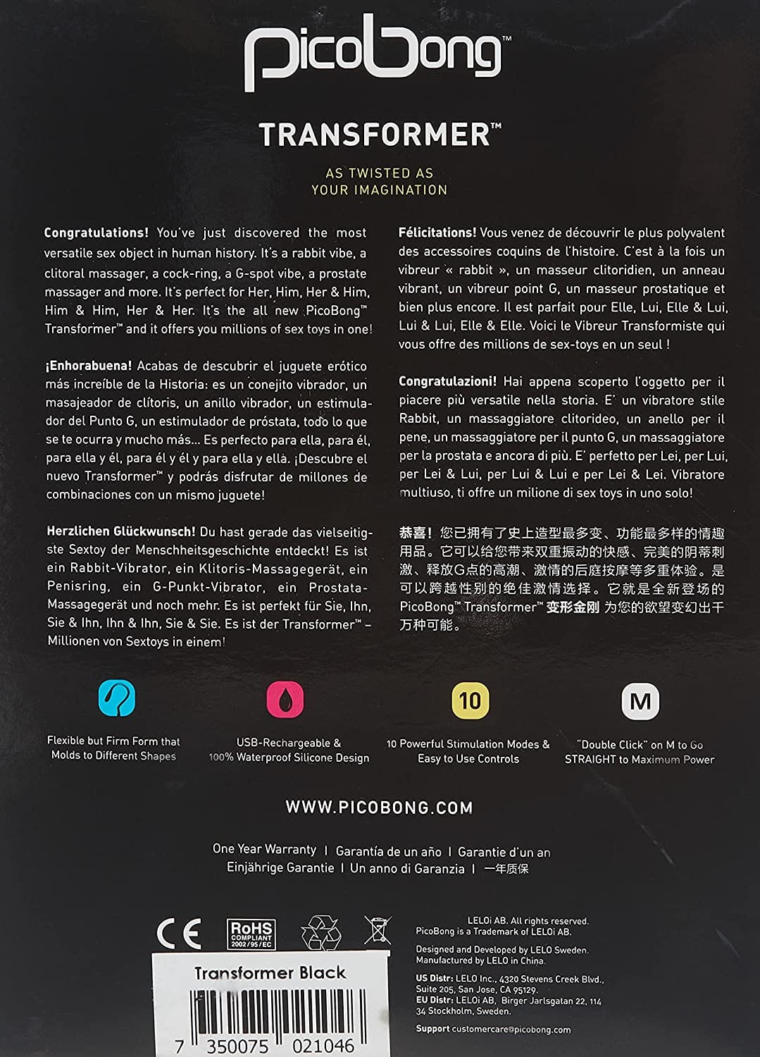 Picobong Transformer Dual - End Vibe - Sh! Women's Store