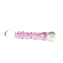 Pink Textured G - Spot Glass Dildo - Sh! Women's Store