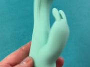 The Cuties rabbit in minty-fresh green