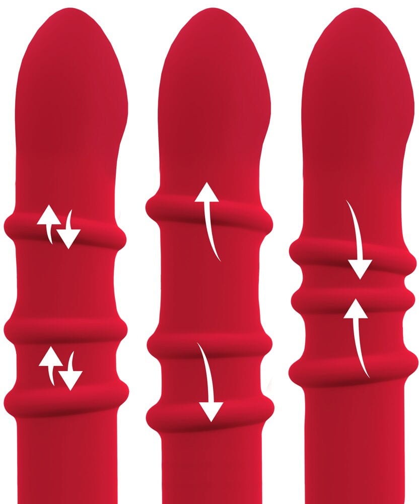 Rabbit Vibrator with 3 Moving Rings - Sh! Women's Store