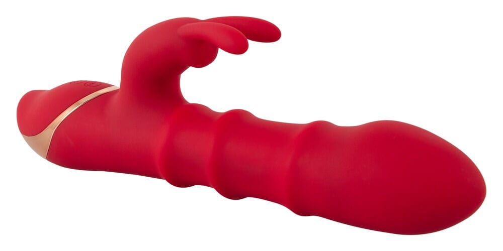 Rabbit Vibrator with 3 Moving Rings - Sh! Women's Store