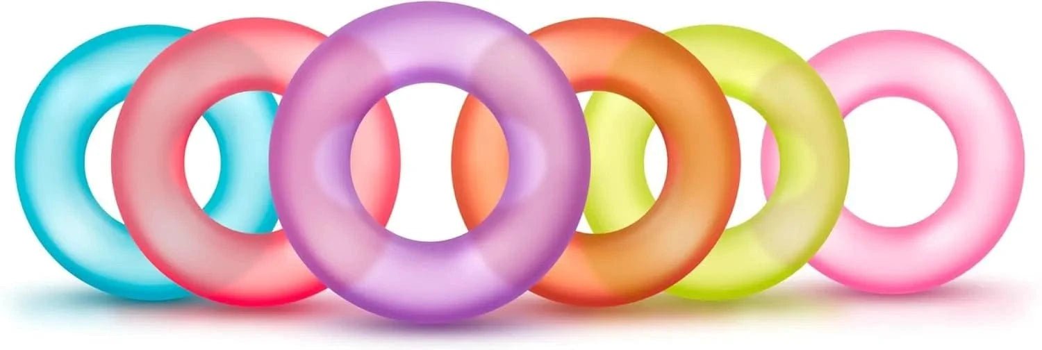 Rainbow Cock Ring 6 - Pack - Sh! Women's Store