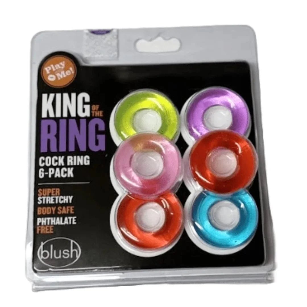 Rainbow Cock Ring 6 - Pack - Sh! Women's Store