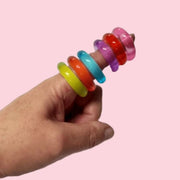 Rainbow Cock Ring 6 - Pack - Sh! Women's Store