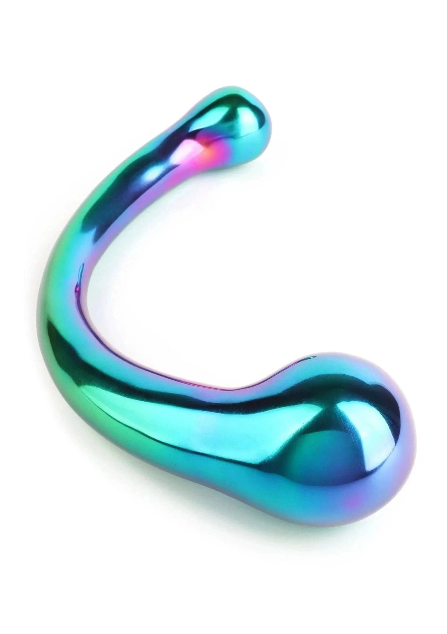 Rainbow Curvy G - Spot Steel Double Dildo - Sh! Women's Store