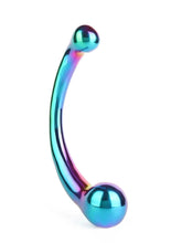 Rainbow Curvy G - Spot Steel Double Dildo - Sh! Women's Store