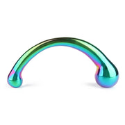 Rainbow Curvy G - Spot Steel Double Dildo - Sh! Women's Store