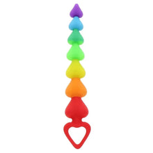 Rainbow Heart Anal Beads - Sh! Women's Store
