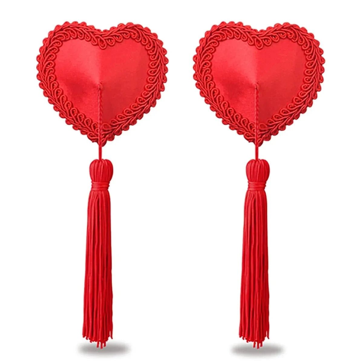 Red Heart Nipple Tassels - Sh! Women's Store