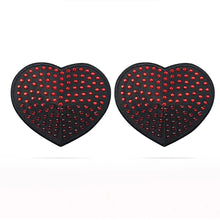 Red Rhinestone Heart Pasties - Sh! Women's Store