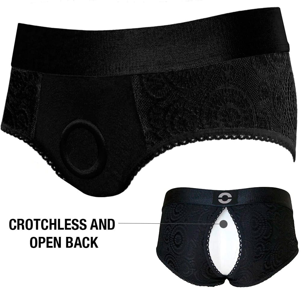 Rodeoh Crotchless Strap - On Panty Briefs DISCONTINUED - Sh! Women's Store