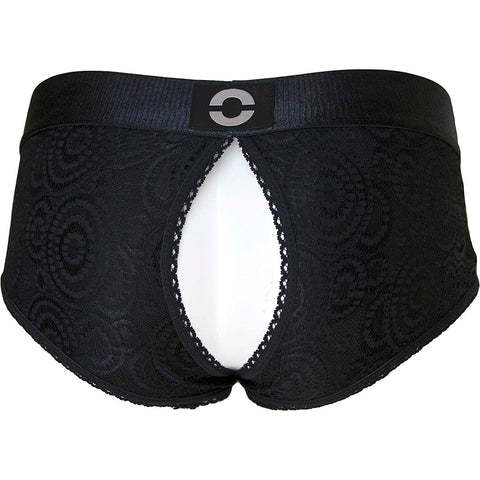 RodeoH Fabric Strap-On Harness Rodeoh Crotchless Strap-On Panty Briefs