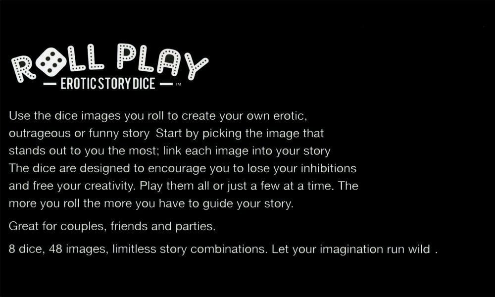 Roll Play Erotic Story Dice DISCONTINUED - Sh! Women's Store