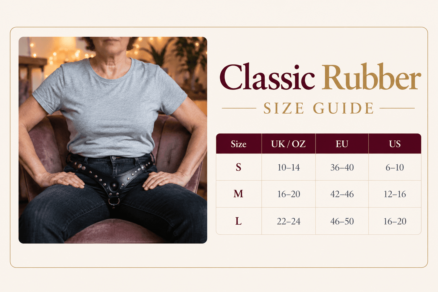 Rubber Classic Strap On Harness - Sh! Women's Store