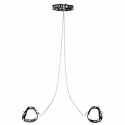 Rubber Princess Bondage Collar Cuffs & Chain Set - Sh! Women's Store