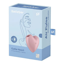 Satisfyer Cutie Heart Double Air Pulse Vibrator *Discontinued* - Sh! Women's Store