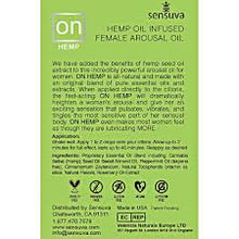 Sensuva ON Arousal Oil for Her Hemp Oil Infused 5ml - Discontinued - Sh! Women's Store