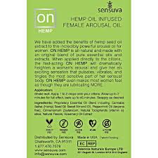 Sensuva ON Arousal Oil for Her Hemp Oil Infused 5ml - Discontinued - Sh! Women's Store