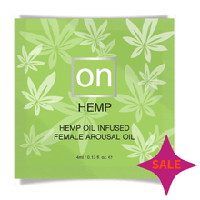 Sensuva ON Arousal Oil Hemp Single Use DISCONTINUED - Sh! Women's Store