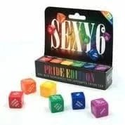 Sexy 6 Dice Pride, Foreplay, Sex and Kinky Editions - Sh! Women's Store