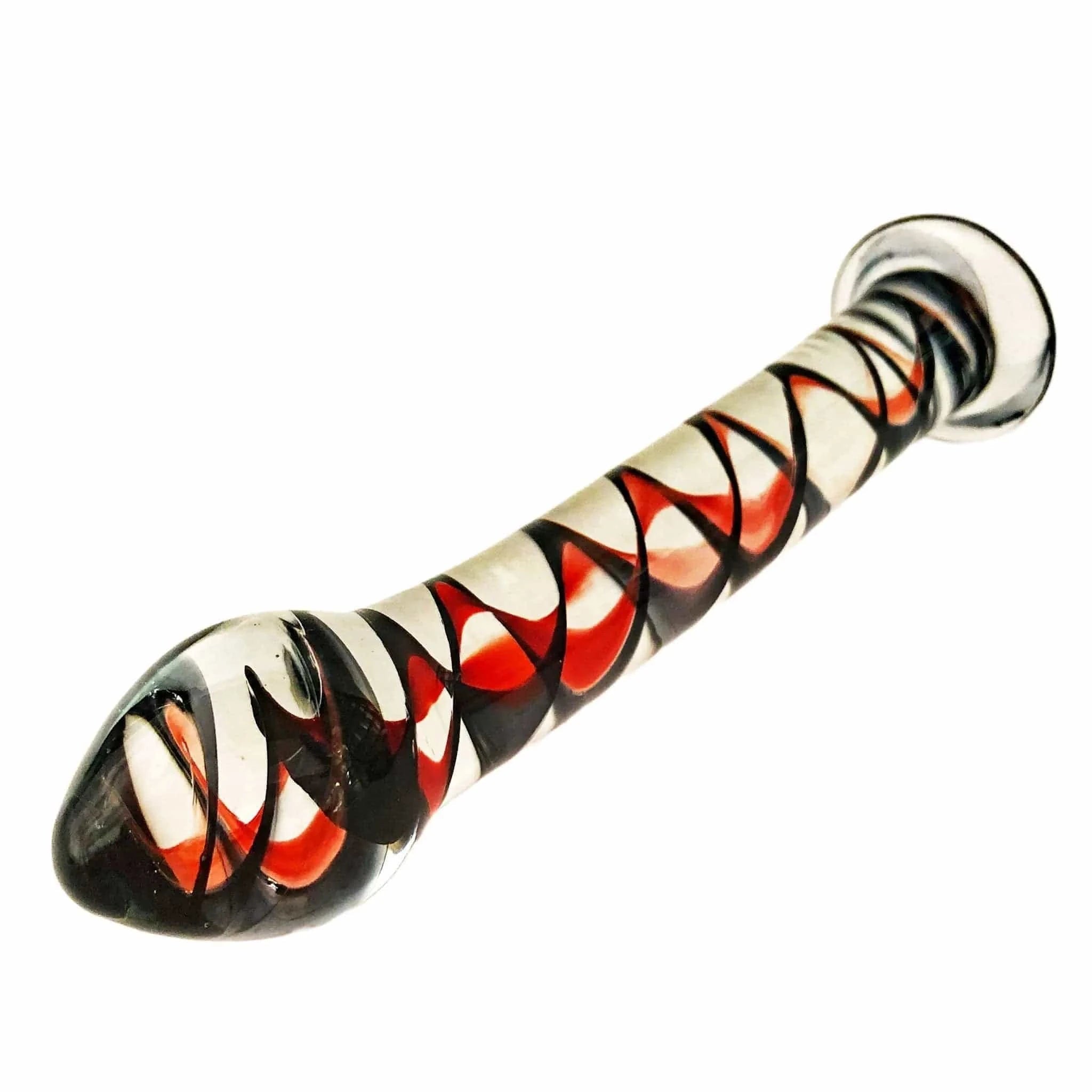 Sh! Black & Red Glass Dildo - Sh! Women's Store