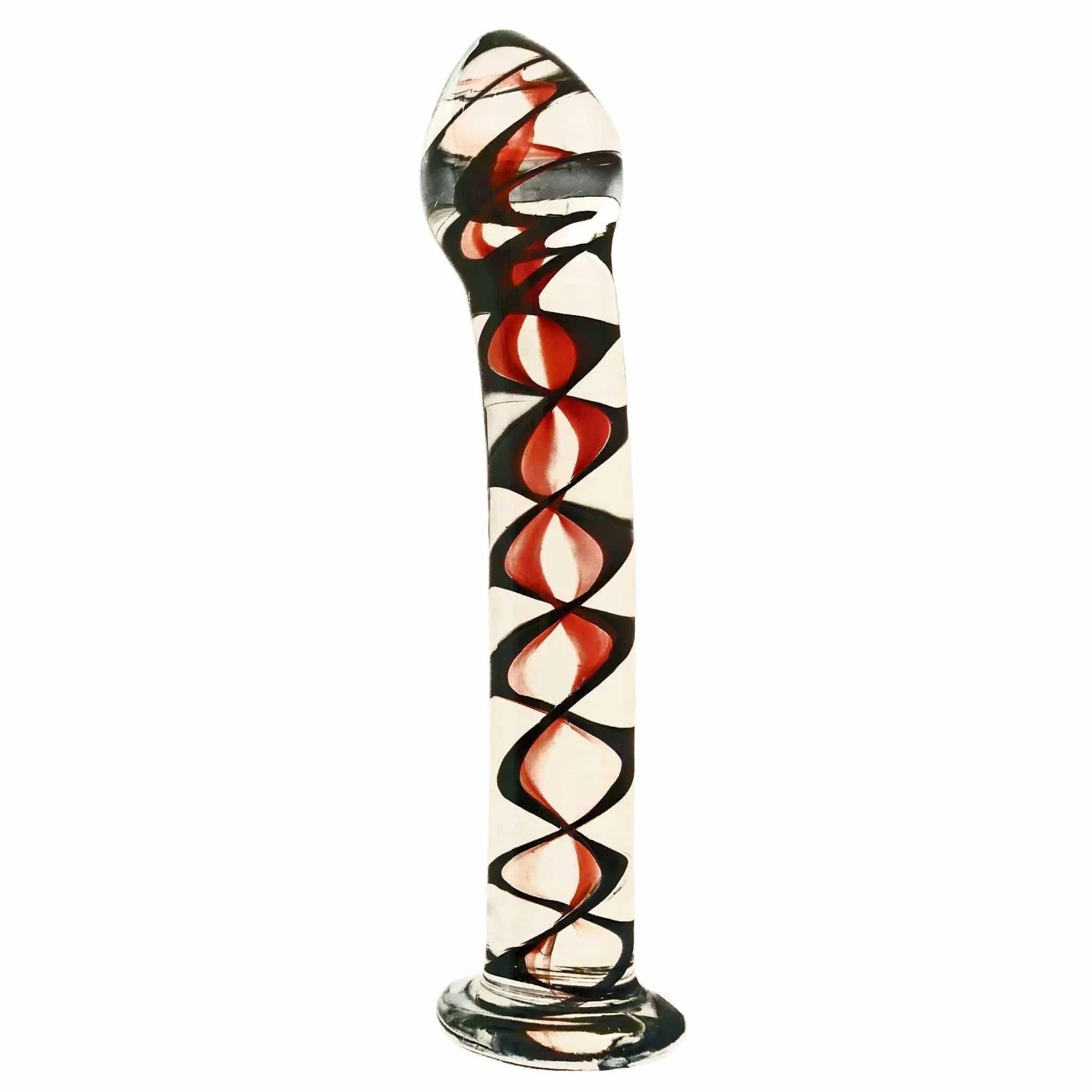 Sh! Black & Red Glass Dildo - Sh! Women's Store
