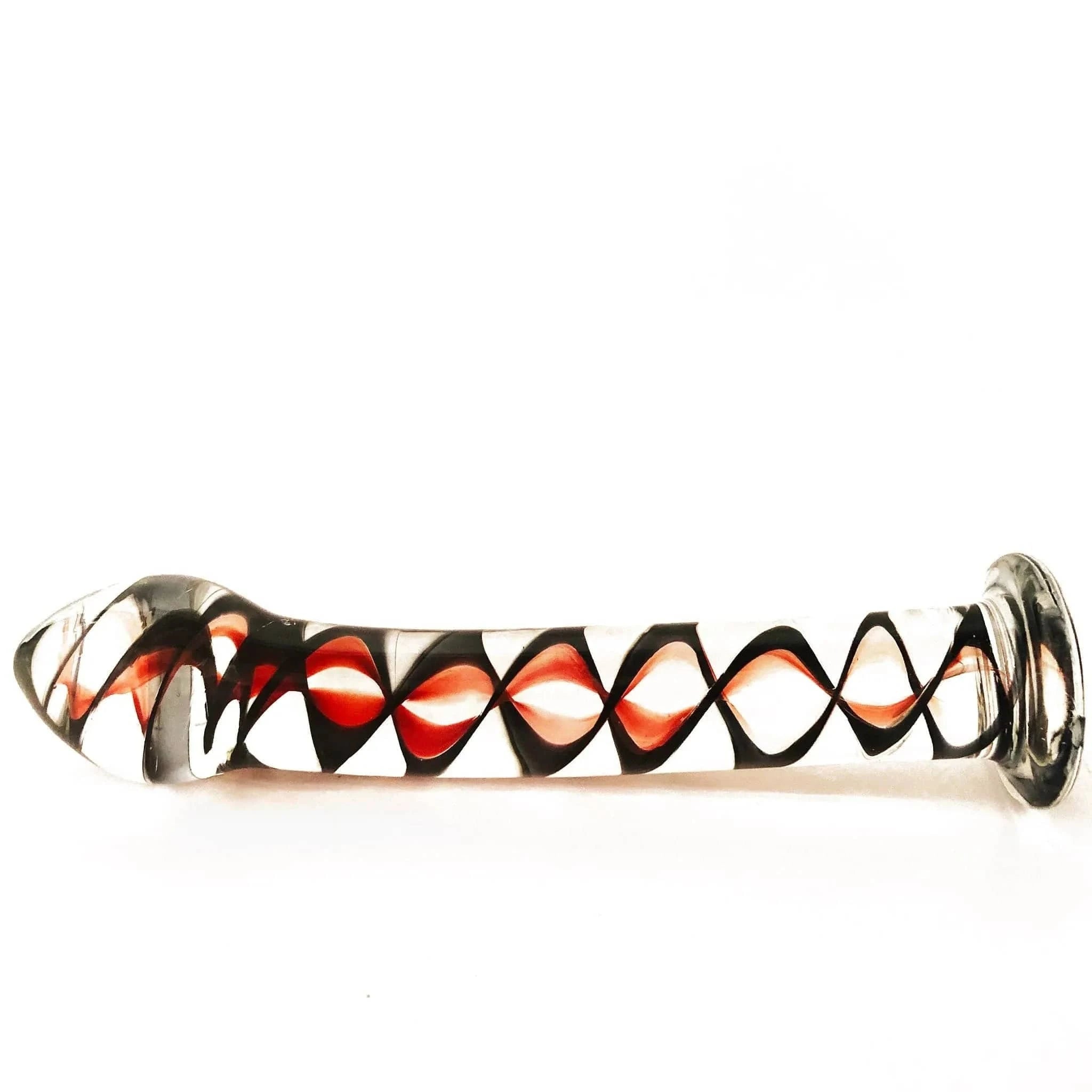Sh! Black & Red Glass Dildo - Sh! Women's Store