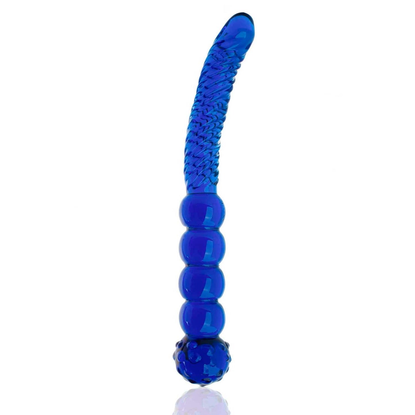 Sh! Blue Glass Double Dildo - DISCONTINUED - Sh! Women's Store