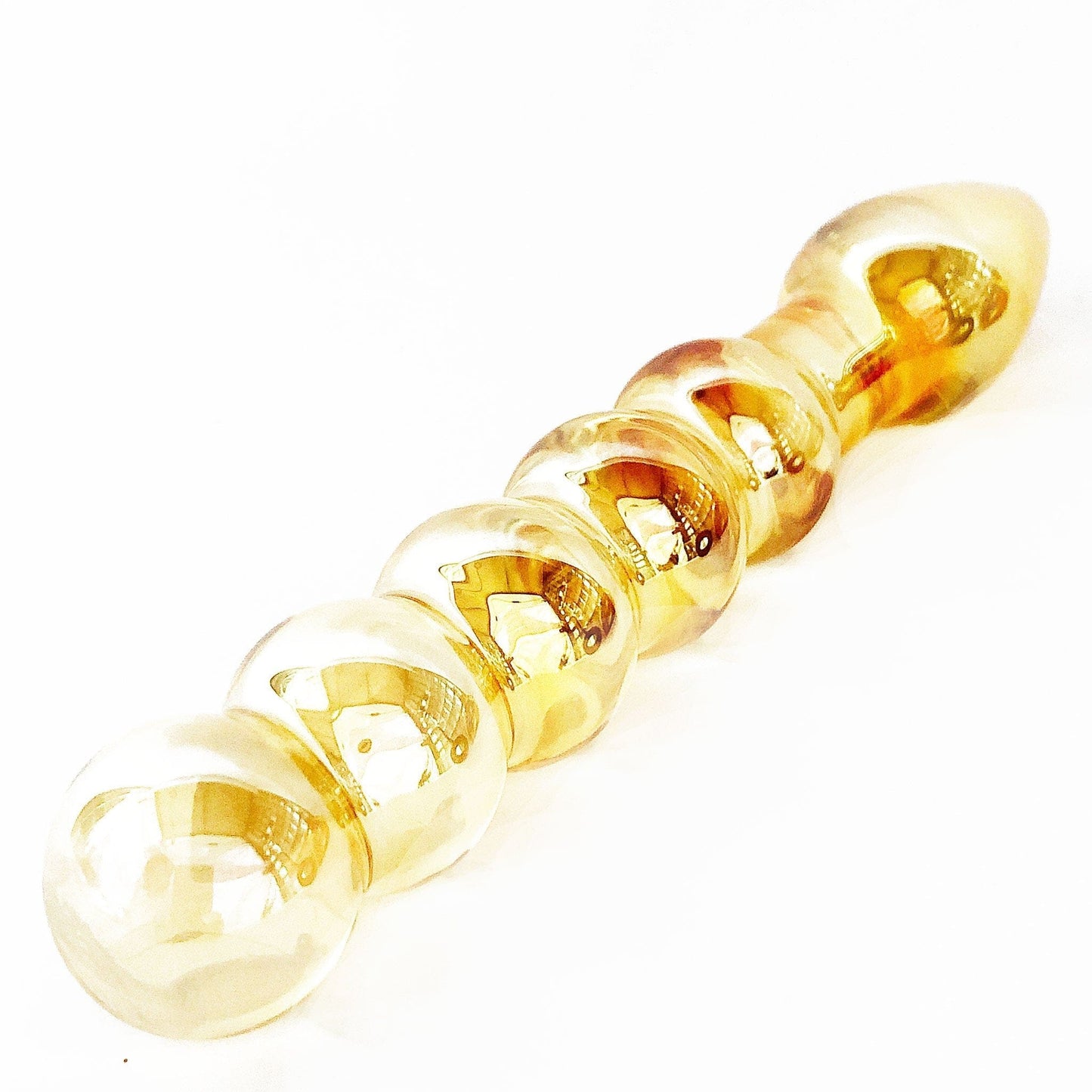 Sh! Gold Glass Double Dildo - Discontinued - Sh! Women's Store