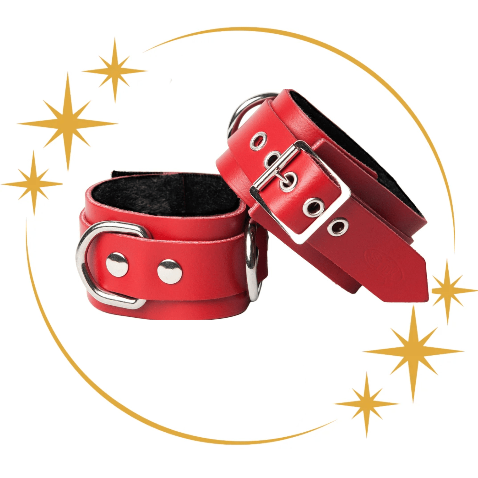 Sh! Leather Bondage Ankle Cuffs - Sh! Women's Store