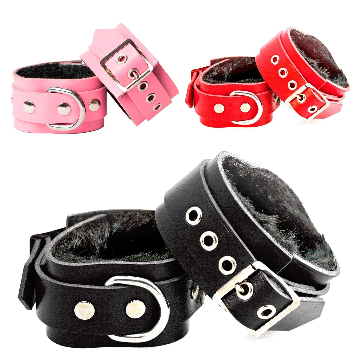 Sh! Leather Bondage Wrist Cuffs - Sh! Women's Store