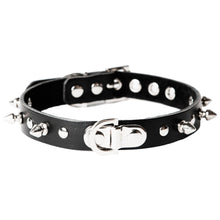 Sh! Leather Spiked Princess Bondage Collar - Sh! Women's Store