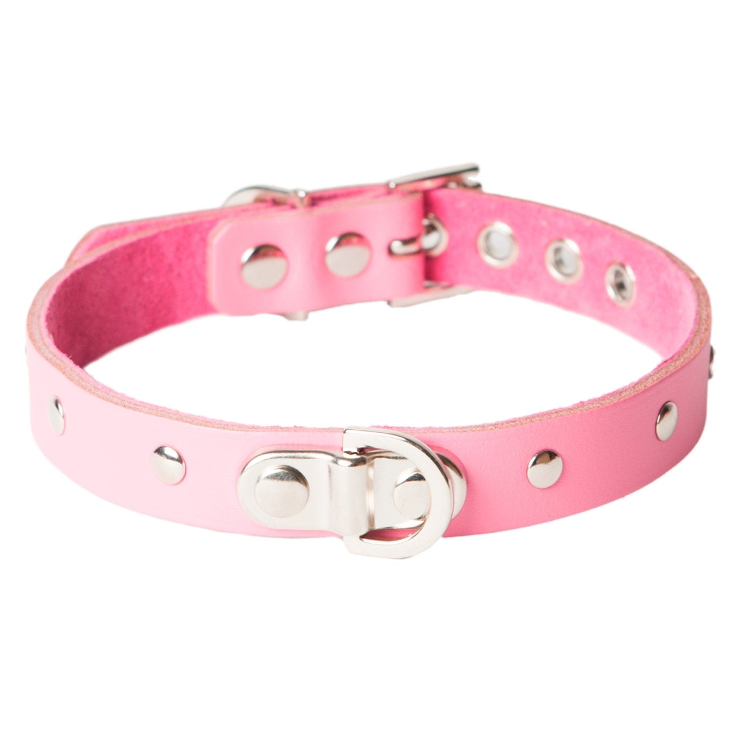 Sh! Leather Studded Princess Bondage Collar - Sh! Women's Store