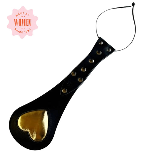 Sh! Padded Gold Heart Spanker - Sh! Women's Store