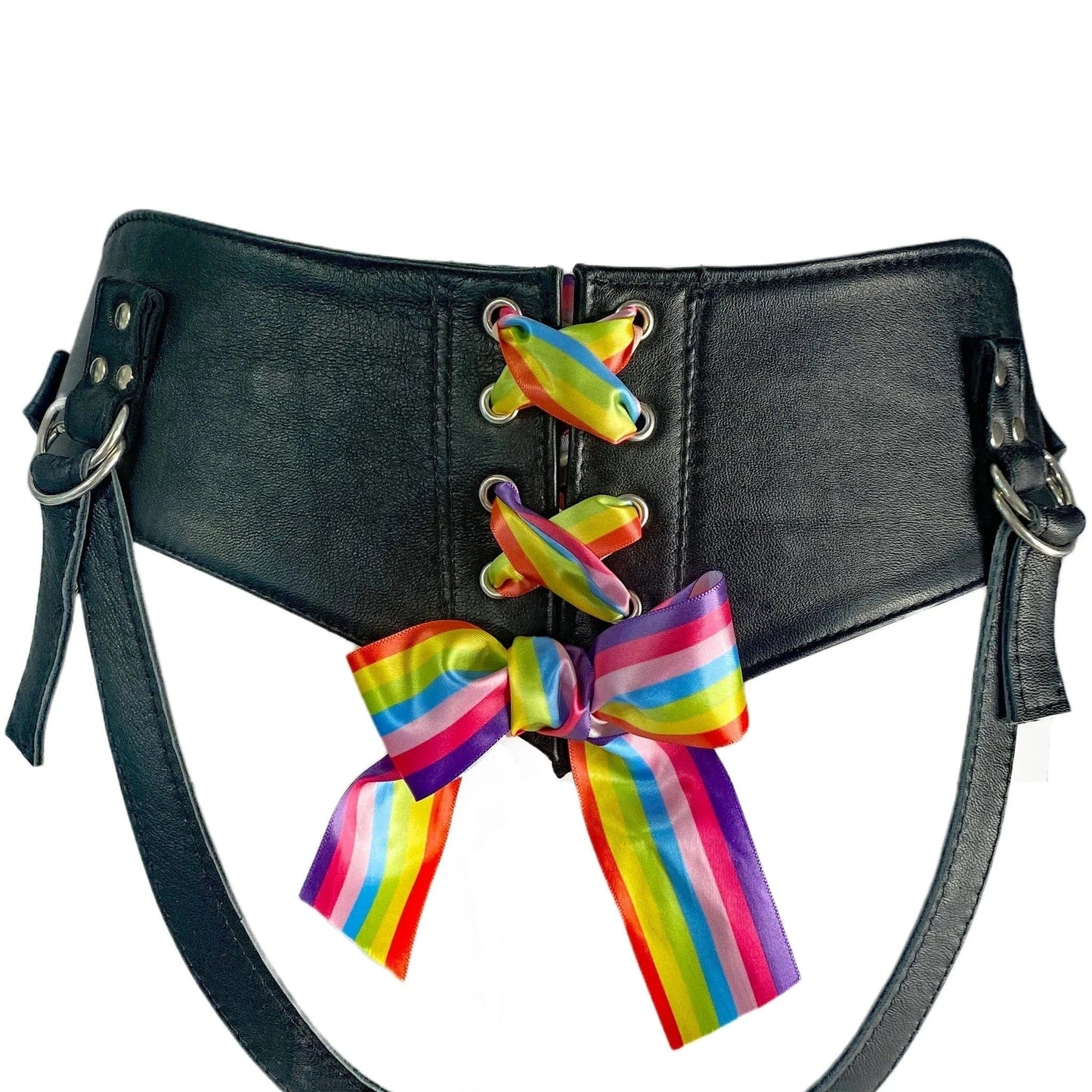 Sh! Pride Rainbow Corset - Back Strap On Harness - Sh! Women's Store