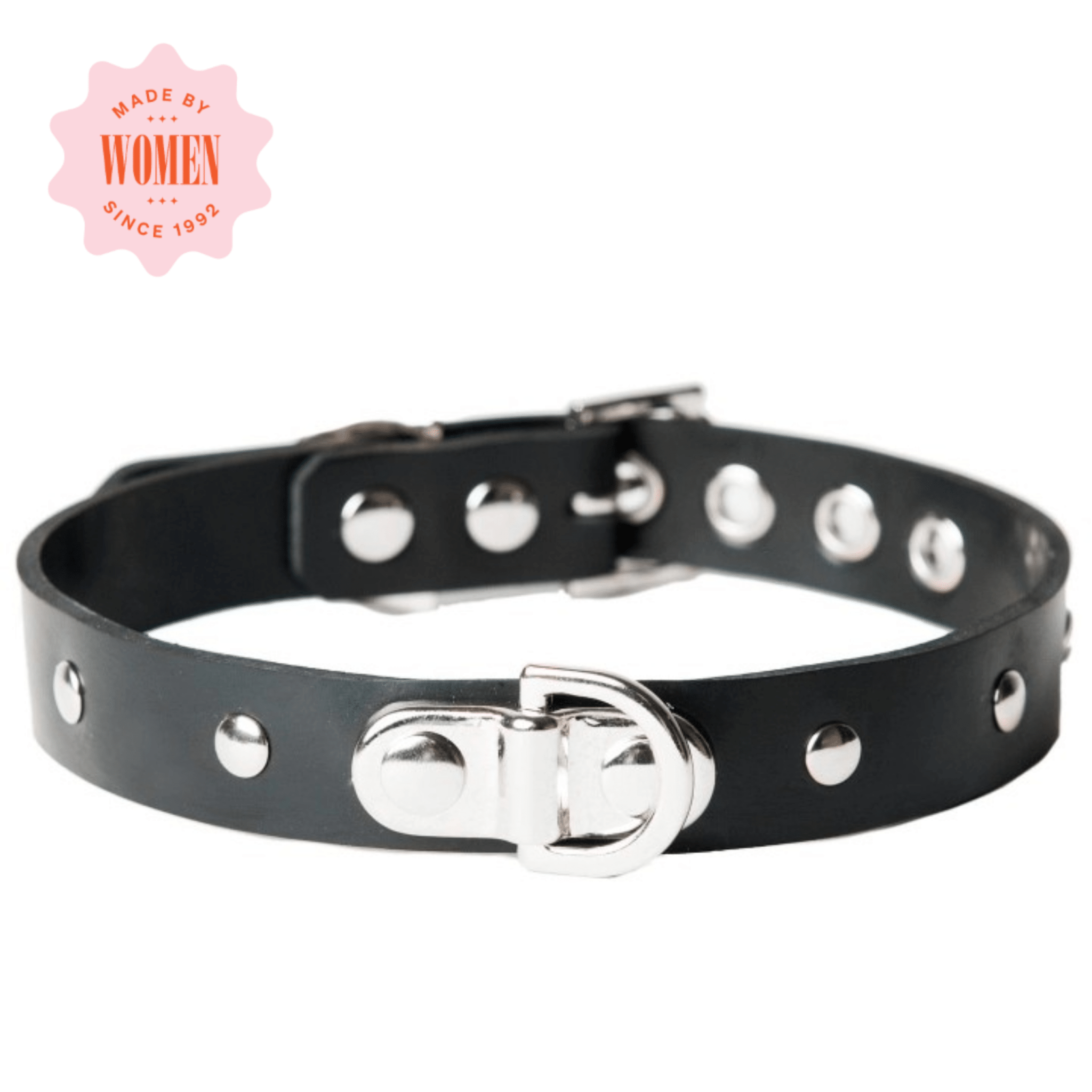 Sh! Rubber Studded Princess Bondage Collar - Sh! Women's Store