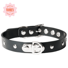 Sh! Rubber Studded Princess Bondage Collar - Sh! Women's Store