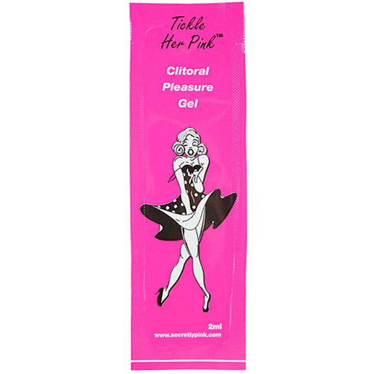 Sh! Women's Store Arousal Tickle Her Pink Clitoral Pleasure Gel Tester