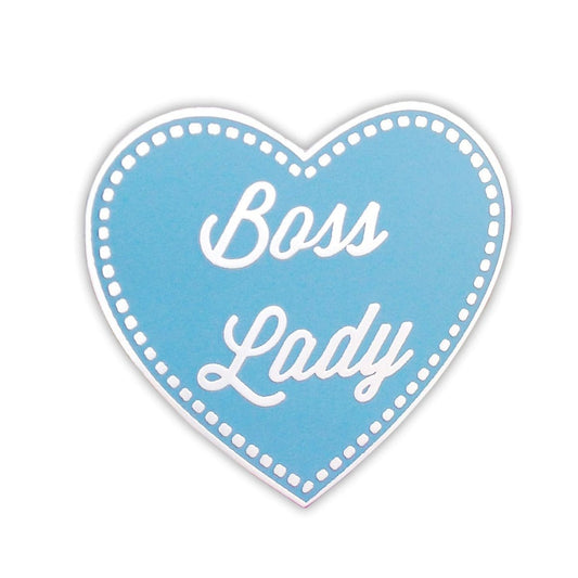 Sh! Women's Store Badges Boss Lady Enamel Pin