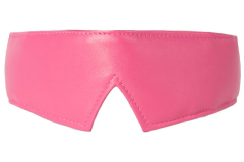 Sh! Women's Store Blindfolds Hot Pink Blindfold Sh! Luxury Leather Blindfold