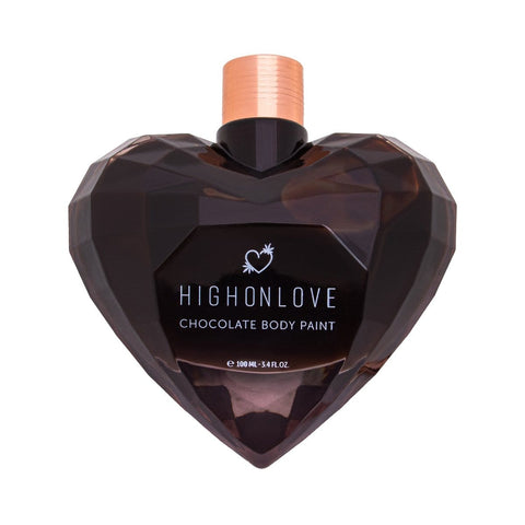 Sh! Women's Store Body Paints High On Love Dark Chocolate Body Paint with Hemp
